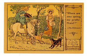 Nursery Rhyme - Artist: Randolph Caldecott. Where are you going