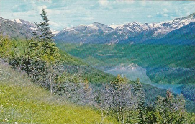 Canada British Columbia Cheakamus Lake From Whistler Mountain Garibaldi Provi...