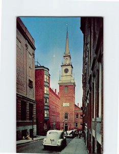Postcard The Old North Church, Boston, Massachusetts