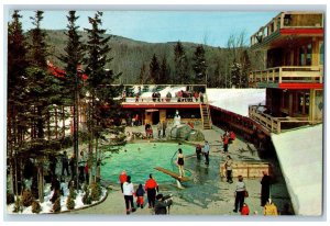 1967 Swimming Pool Central Tower Section Mt Snow Aki West Dover VT Postcard