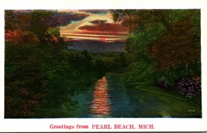 Michigan Greetings From Pearl Beach