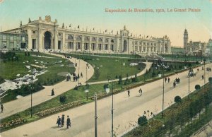 Belgium International Exposition Brussels 1910 lot of 4 postcards 