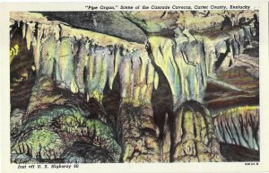 The Pipe Organ Formation in the Cascade Caverns Carter County Kentucky