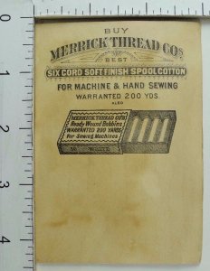 Merrick Thread Co Girl Pulling Boy's Tooth With Giant Spool Thread P38