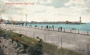 Vintage Postcard Esplanade and Pier Cape Town South Africa