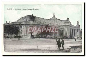 Postcard Old Paris Grand Palais Champs Elysees