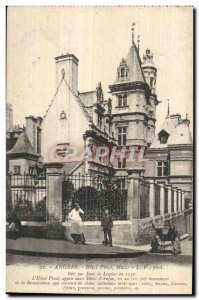 Old Postcard Angers Hotel Musee Pince