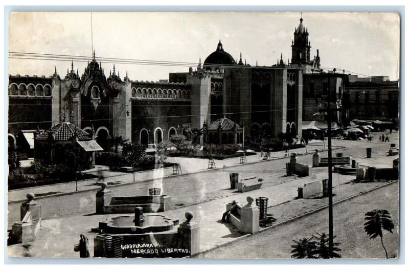 c1950's Guadalajara Mercado Libertad Jalisco Mexico RPPC Photo Postcard