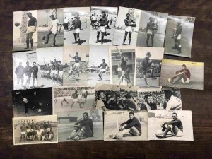 Group of 67 Egypt Soccer Team Sports Real Photo Vintage Postcards AA54074