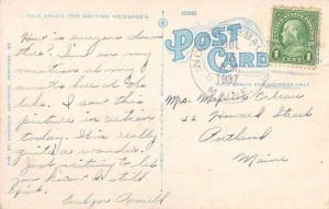 Songo River Maine Lower Entrance To Lock Antique Postcard K56600