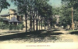 Centerville Street in Constantine, Michigan