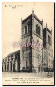 Postcard Old Cantal Illustrates Saint Flour The Cathedral XIV century