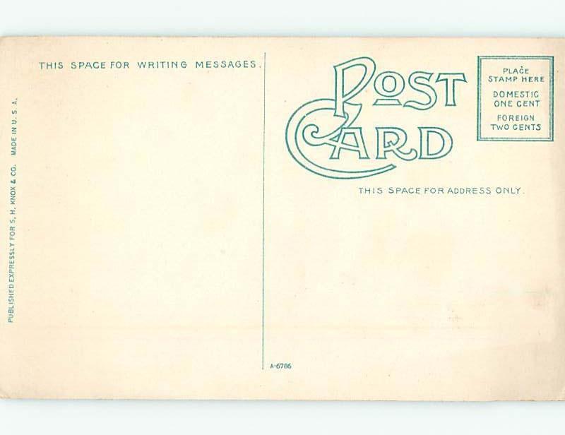 Unused Divided-Back PARK SCENE Kansas City Missouri MO hk8896