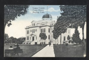 STERLING COLORADO LOGAN COUNTY COURT HOUSE 1910 VINTAGE POSTCARD