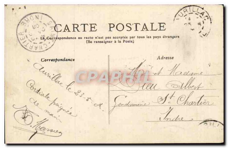 Old Postcard Folklore Costume The Bouree d & # 39Auvergne