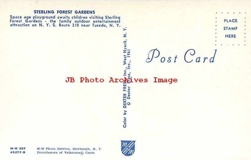 NY, Tuxedo, New York, Sterling Forest Gardens, Childrens Playground, Dexter