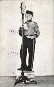 Cigarettes Tobacco Advertising Philip Morris Bellhop at Microphone Postcard