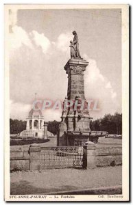 Old Postcard Sainte Anne d & # 39Aurac La Fontaine