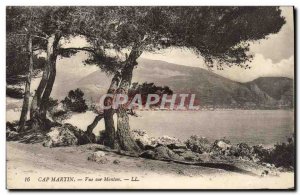 Old Postcard View Of Menton Cap Martin