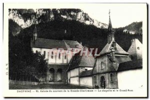 Old Postcard Dauphine Entrance of the Convent of the Grande Chartreuse The ch...