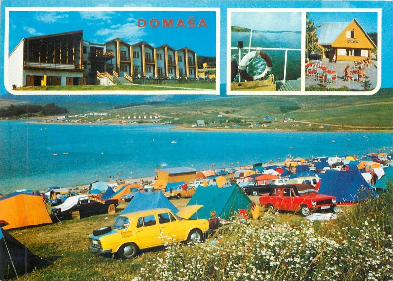 Postcard Eastern Europe Poland Domasa