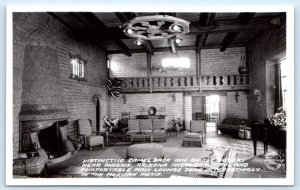 RPPC SCOTTSDALE, Arizona AZ ~ Main Lounge CAMELBACK INN 1930s Frasher Postcard