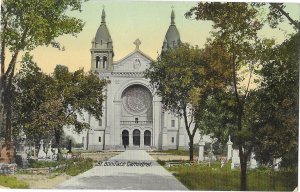 St Boniface Cathedral Manitoba Winnipeg Canada  Valentine & Sons card