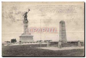 Old Postcard Surroundings Camp Chalons Valmy statue Kellerman