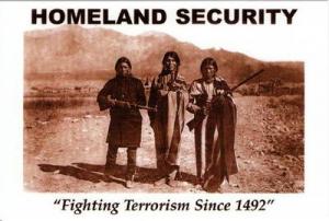 Native American Homeland Security Postcard #2