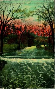 Allen's Creek at Corbett's Glen Rochester New York NY 1913 DB Postcard E7