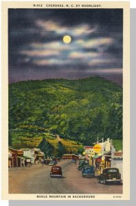 Cherokee, North Carolina/NC Postcard, Noble Mountain,Near Mint!