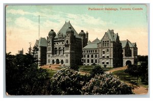 1911 Postcard Parliament Buildings Toronto Canada Vintage Standard View Card 