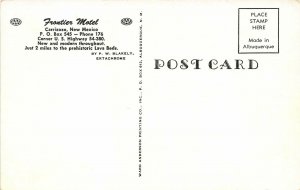 Carrizozo New Mexico 1950s Roadside Postcard Frontier Motel