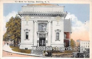 Bank for Savings Ossining, NY, USA Unused 