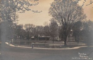 Clifton Springs New York Fish Pond at back of park photo pc DD6785