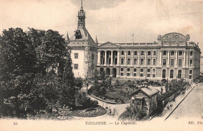 Vintage Postcard Toulouse Le Capitole Municipal Administration Toulouse, France