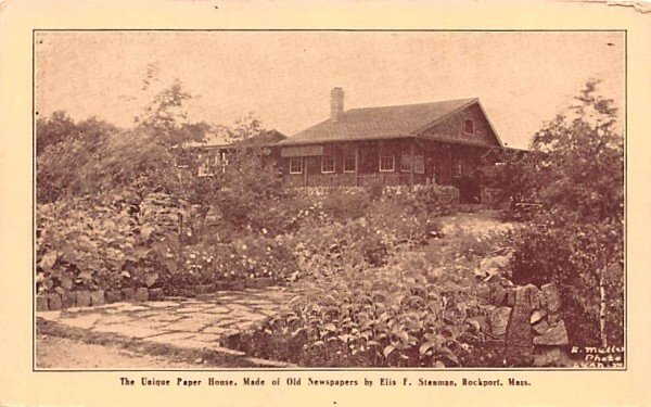 The Unique Paper House in Rockport, MA