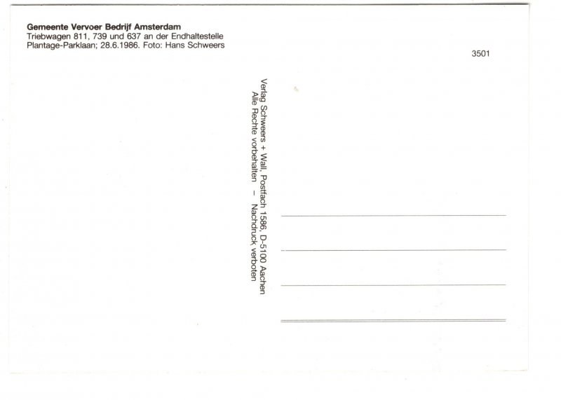 Trolley Buses, Amsterdam, Netherland