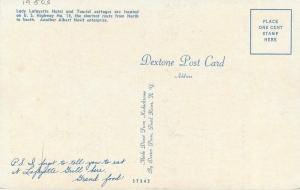 Auto Lady Lafayette Walterboro South Carolina 1950s Postcard Dexter 1275