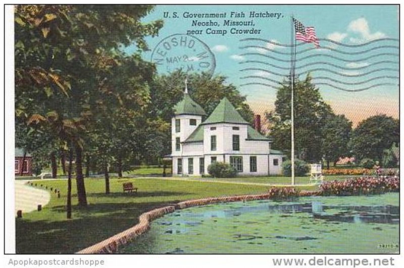 Missouri Neosho U S Government Fish Hatchery 1946