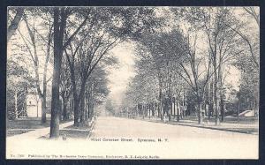 West Genesee Street Syracuse NY used c1905