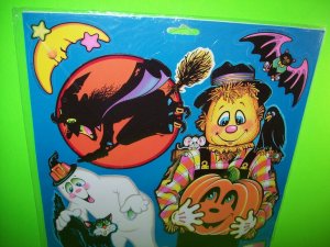 Halloween Beistle Decorations Vintage SEALED 1981 Witch Owl Skull 10 Different