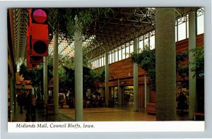 Council Bluffs, IA-Iowa, Midlands Mall, Vintage Chrome Postcard