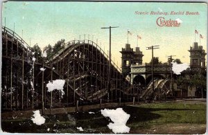 Postcard AMUSEMENT PARK SCENE Cleveland Ohio OH AL8634