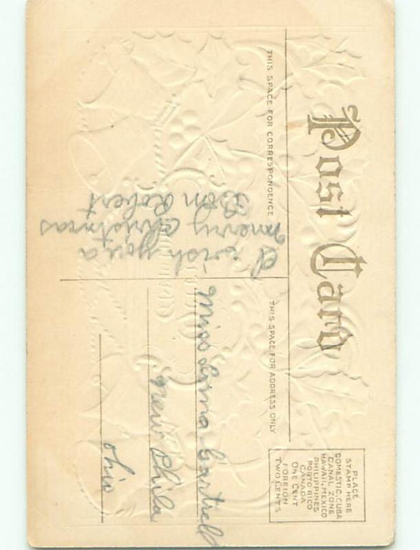 Divided-Back CHRISTMAS SCENE Great Postcard W8666