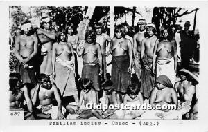 Familias Indias Chaco African Nude Unused 
