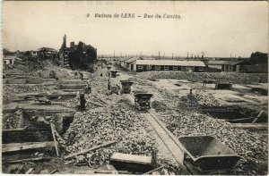 CPA Ruines de LENS-Rue du Cantin (44135)