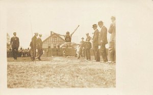 Waterville ME Colby College Track & Field Events Atkins Studio RPPC A-5