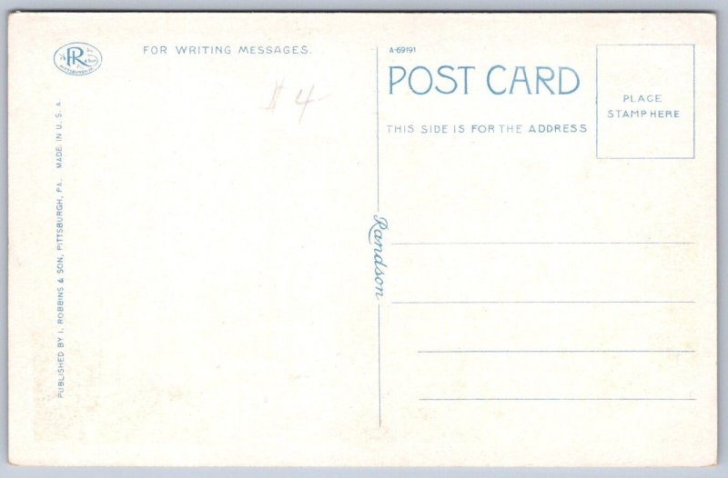 K42/ Huntington West Virginia Postcard c1910 High School 279