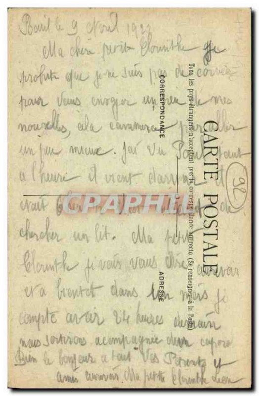 Old Postcard Rueil Army Barracks